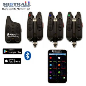 MISTRALL BLUETOOTH 3+1 BITE ALARM SET
