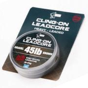 NASH LEADCORE CLING-ON 45 LB (20,41 kg) 7 m color GRAVEL/BROWN