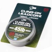 NASH LEADCORE CLING-ON 45 LB (20,41 kg) 7 m color WEED/GREEN