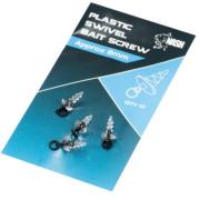 NASH TACKLE SWIVEL BAIT SCREW 8 mm (Cáncamos para pop ups y flotantes)