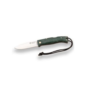 NAVAJA DE BUSHCRAFT JOKER ARTICA MANGO JUTE MICARTA VERDE FILO PLANO