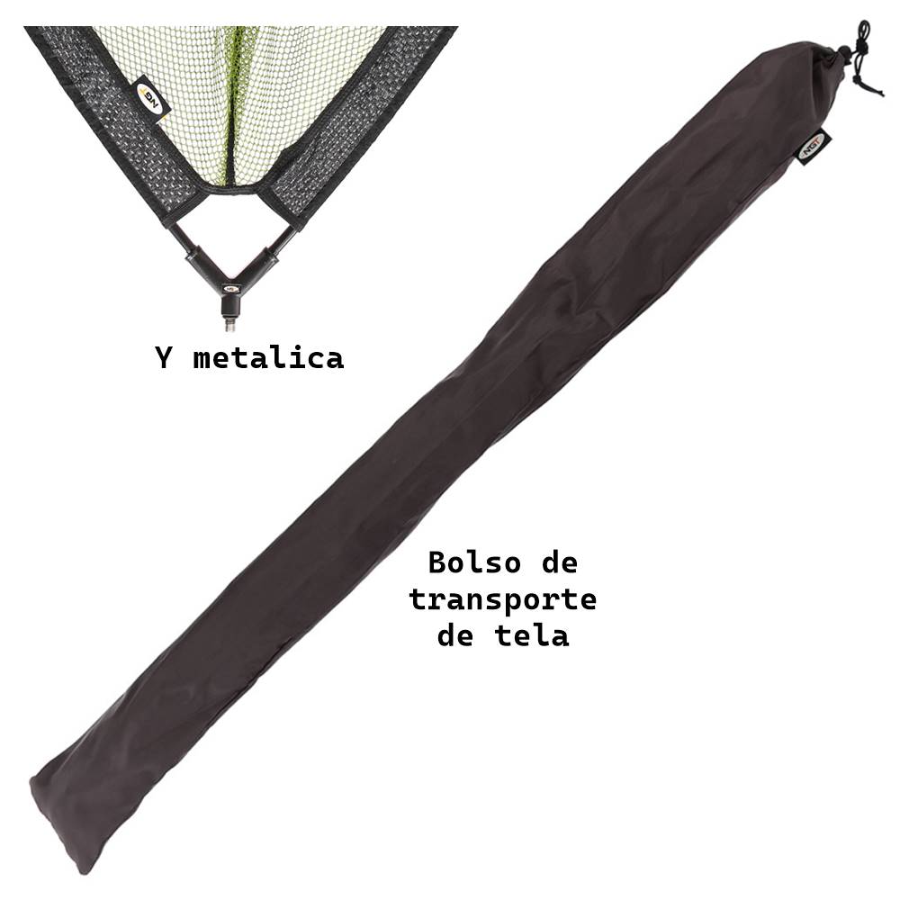 NGT Cabeza sacadera 42″ (107 cm) V metalica con Sistema Dual Net Float - Imagen 4