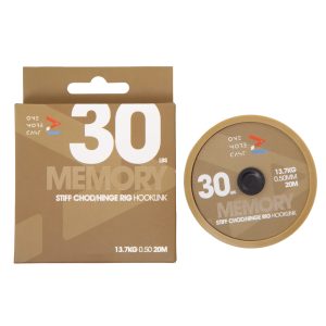 OMC Memory Stiff Chod Hinge Rig Fishing Hooklink 30Lb 20m
