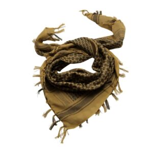 PAÑUELO KERCHIEF ARABE TIPO PALESTINO MARRON