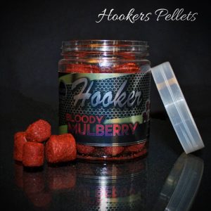 PRO ELITE BAITS GOLD BLOODY MULBERRY HOOKERS PELLETS 14/20 MM