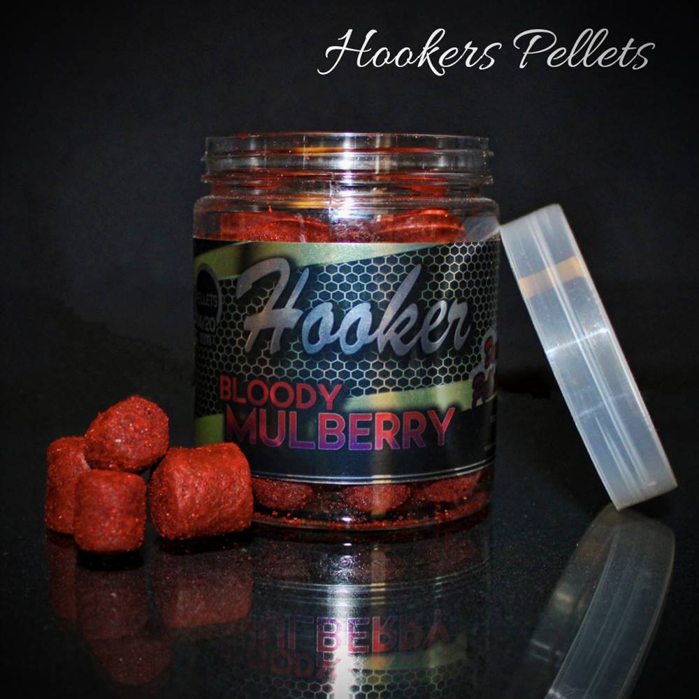 PRO ELITE BAITS GOLD BLOODY MULBERRY HOOKERS PELLETS 14/20 MM