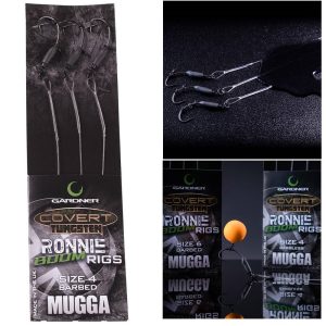 Gardner Covert Tungsten Ronnie Boom Rigs anzuelos montados nº4