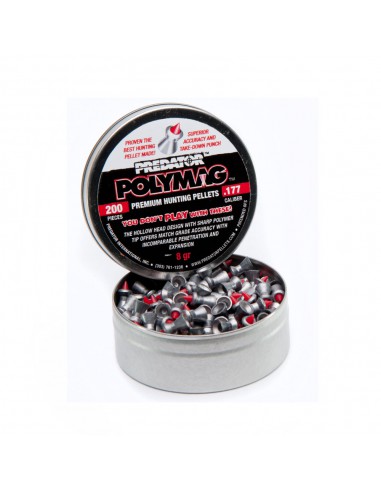 BALINES JSB PREDATOR POLYMAG CAL. 4, 5MM 200 UNIDADES - Imagen 3