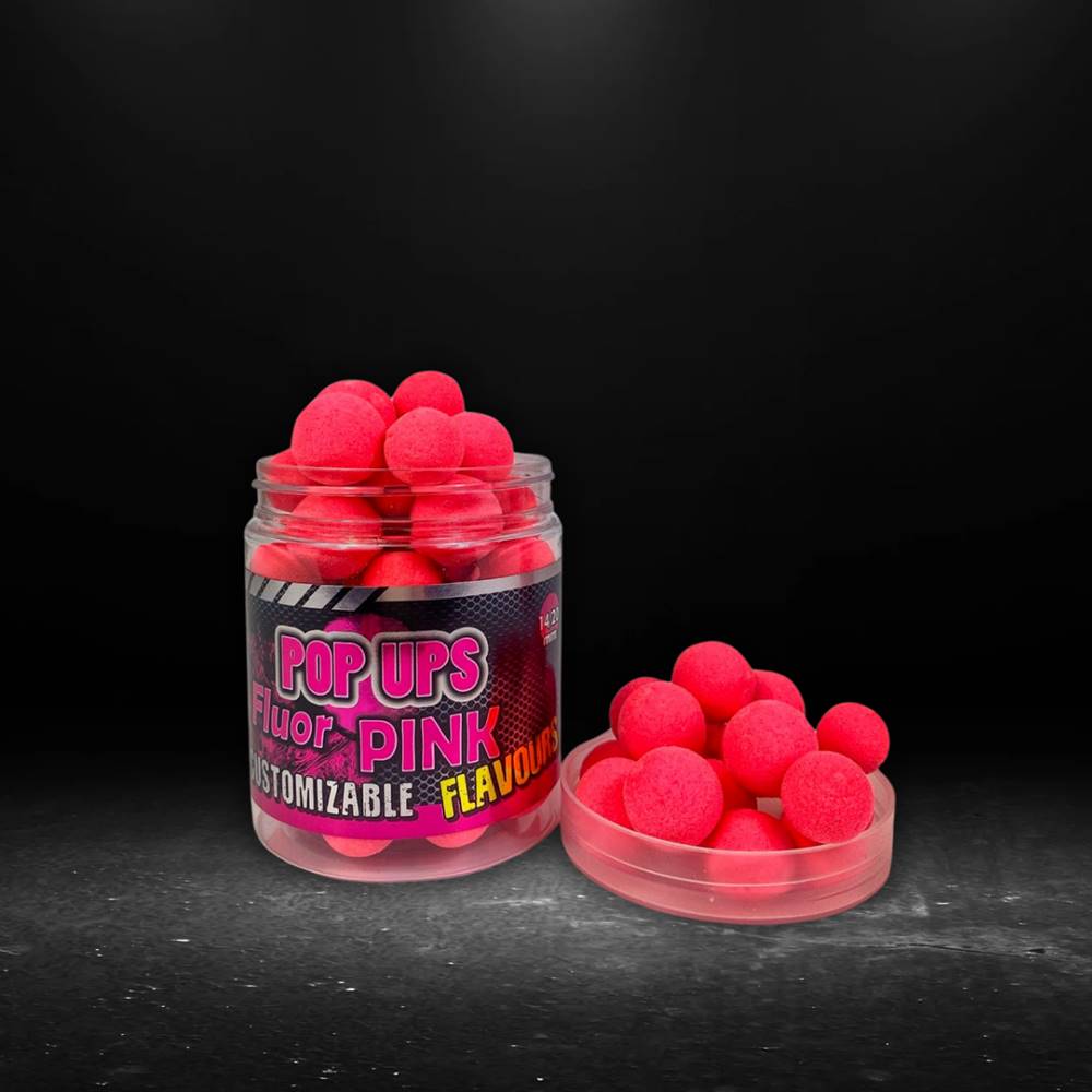 PRO ELITE BAITS POP UPS CUSTOMIZABLE SIN SABOR PINK 14/20 mm - Imagen 2