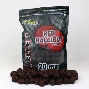 PRO ELITE BAITS PELLETS RED HALIBUT Perforados 20 mm