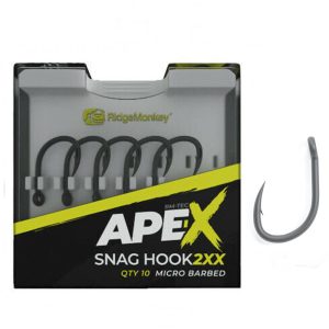 RIDGEMONKEY Anzuelos APE-X SNAG HOOK 2XX