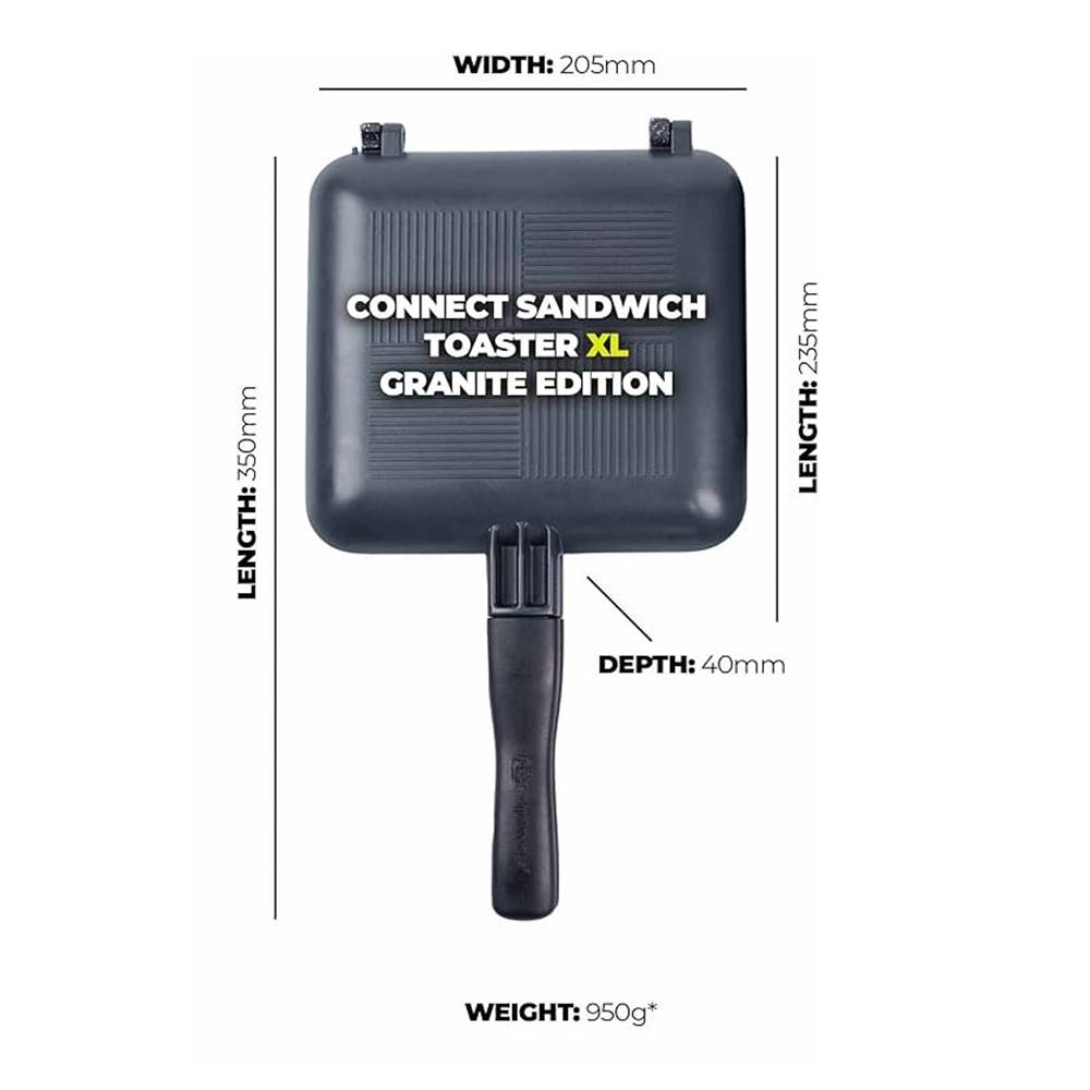 RidgeMonkey Connect Sandwich Toaster XL Granite Edition - Imagen 5