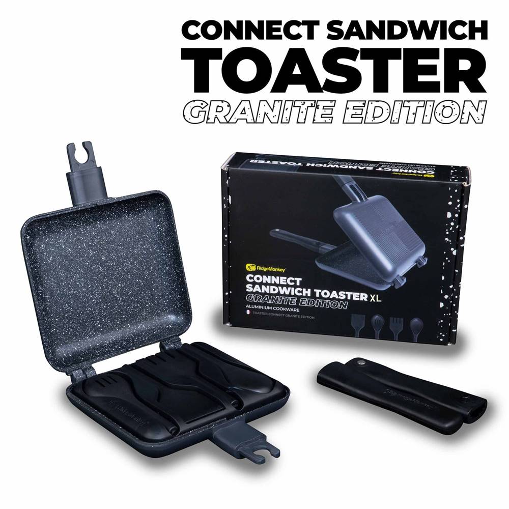 RidgeMonkey Connect Sandwich Toaster XL Granite Edition - Imagen 2