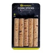 RIDGEMONKEY Cork Sticks 8 mm barritas de corcho 10 und.