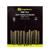 RidgeMonkey RM-Tec Anti Tangle Sleeves Brown Short 25 mm 25 unid.