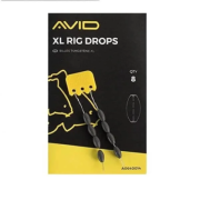 AVID CARP Rig Drops Tungsteno XL 8 unid.