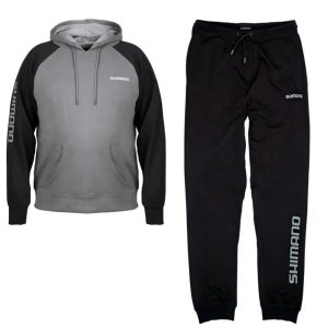 Sudadera y pantalon Shimano Wear Pull Over Grey talla XL