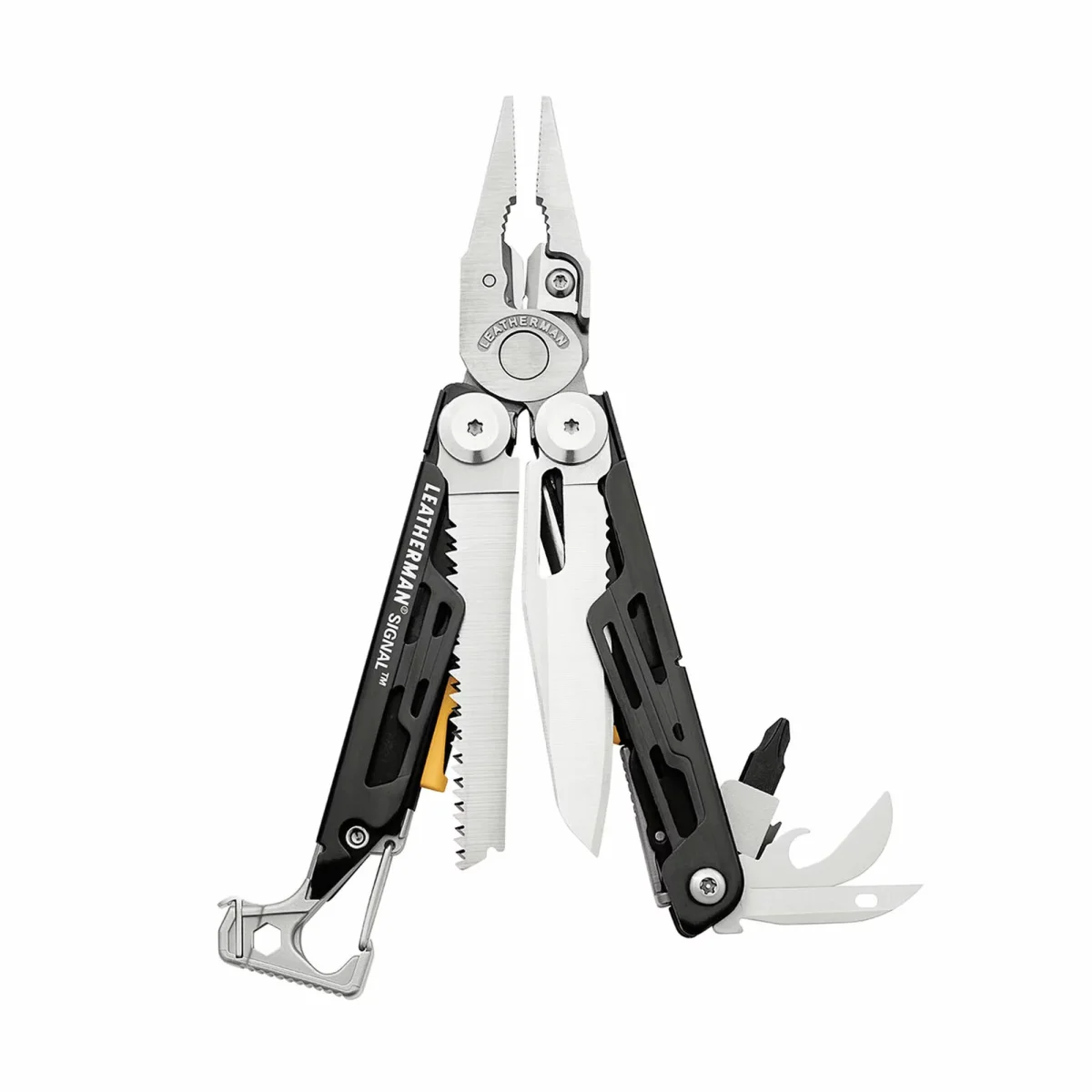 Multiusos Leatherman Signal Negro y Acero Inoxidable