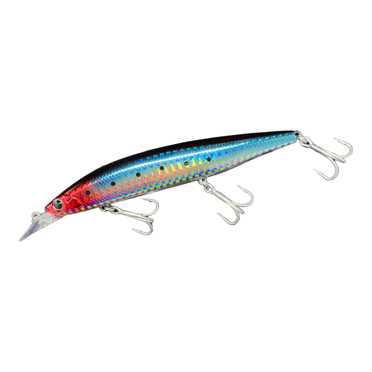 Señuelo Angler Spear 120S Color Silver Red