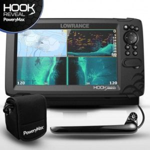 Sonda GPS Plotter Lowrance HOOK Reveal 9 Tripleshot PoweryMax Ready
