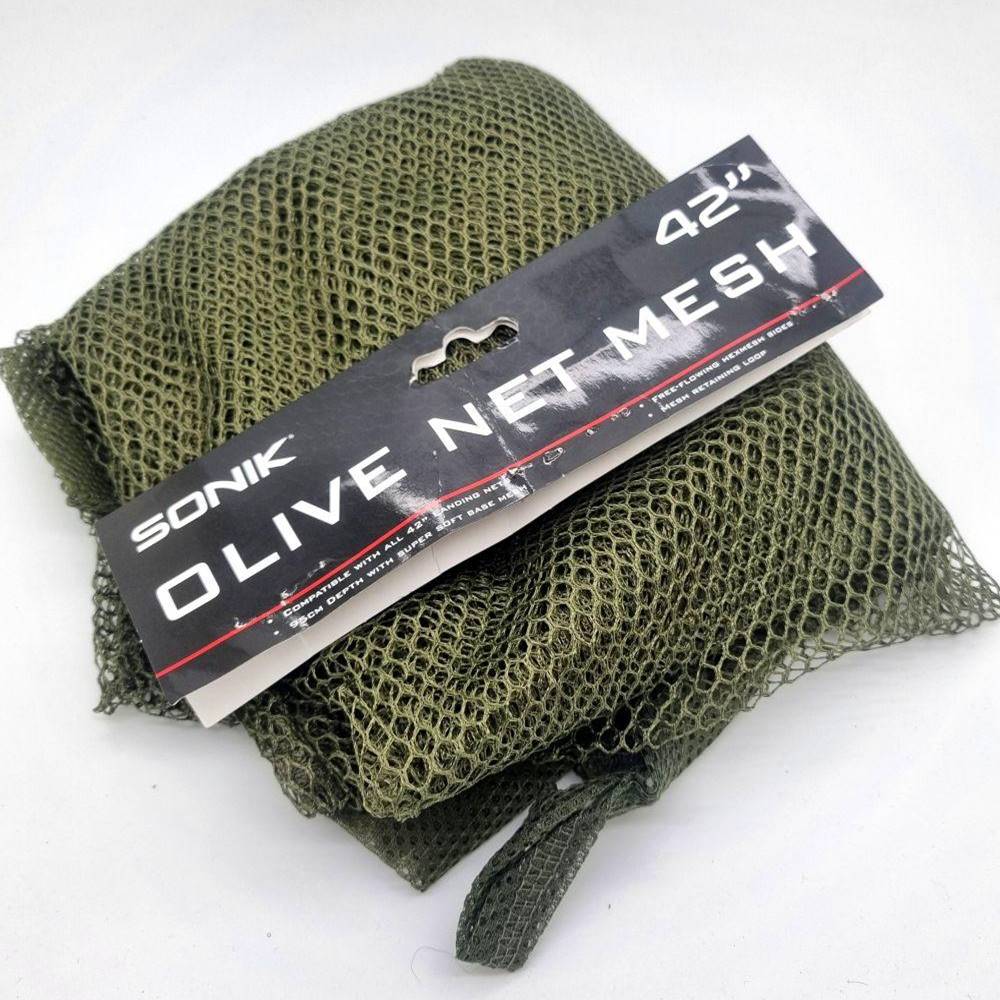 SONIK OLIVE NET MESH 42″ red para sacadera - Imagen 3
