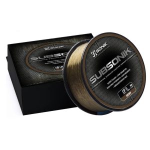 SONIK SUBSONIK BROWN 0,41 mm 25 Lb 1200m monofilamento