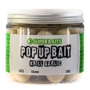 SUPERBAITS POP UPS KRILL GARLIC 15 mm