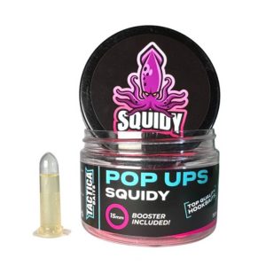 TACTICA BAITS SQUIDY POP UPS FLUOR PINK 15mm