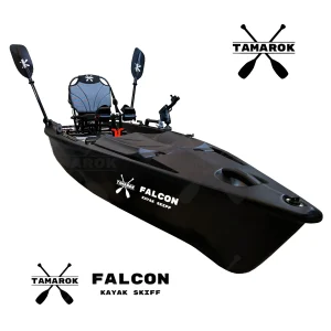 Kayak de Pesca Tamarok Falcon Skiff con Pedales y Propulsión a Motor - 2da Gen