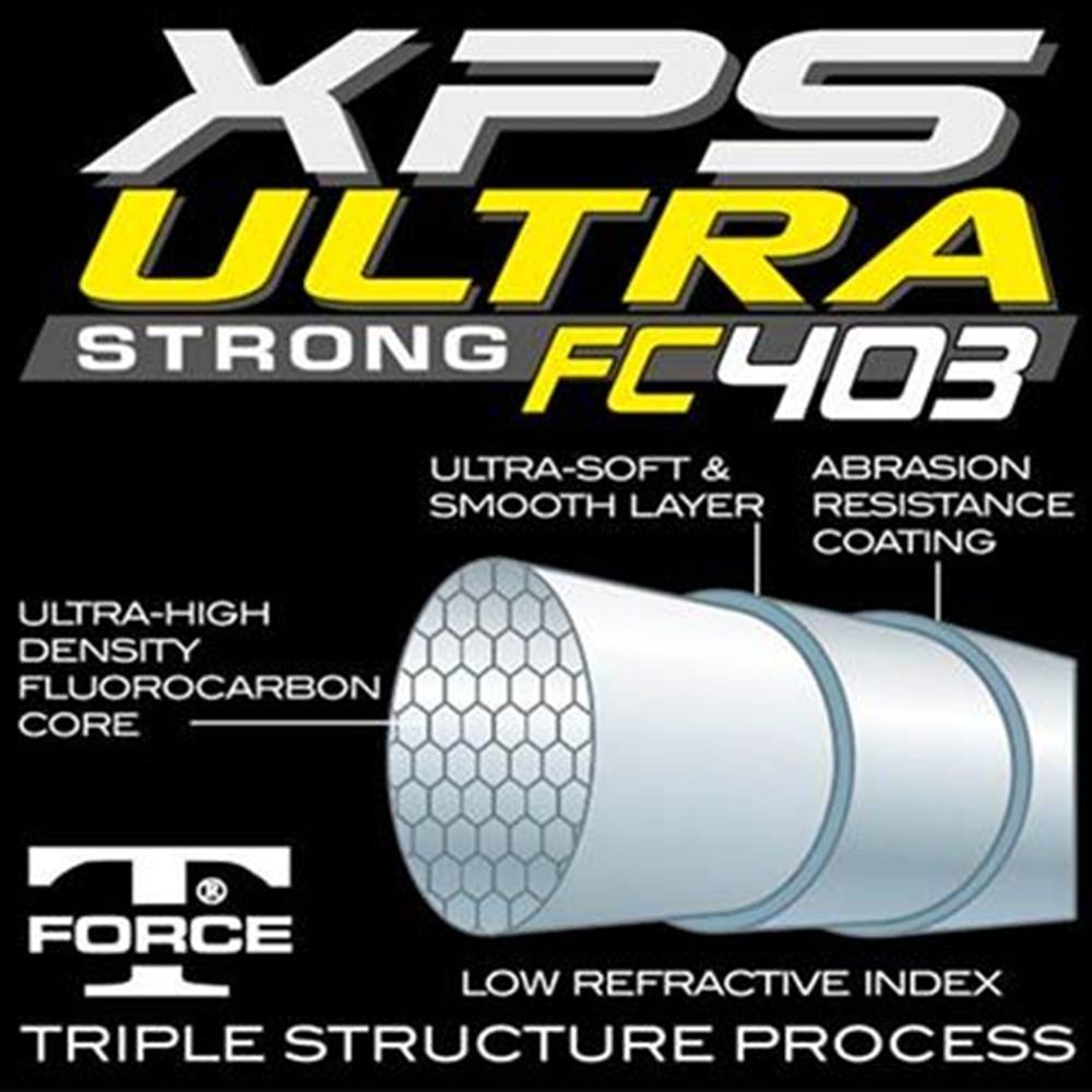 TRABUCCO T-FORCE XPS ULTRA FC403 SW 0,50mm 39,53 kg 100% FLUOROCARBONO - Imagen 3