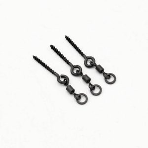 TRYBION TACKLE BAIT SCREW ROLLING 12 mm  Cáncamos con micro emerillon con anilla