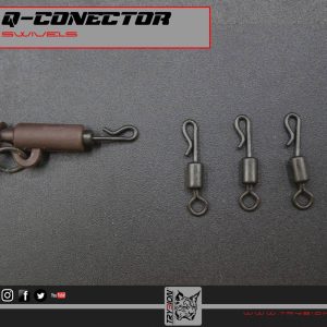 TRYBION QC ROLLING SWIVEL talla 4 Emerillon con enganche rapido tamaño standard