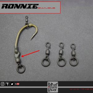TRYBION RONNIE SWIVEL RING talla 7 (enganche rapido redondeado para montaje RONNIE RIG o SPINNER RIG)