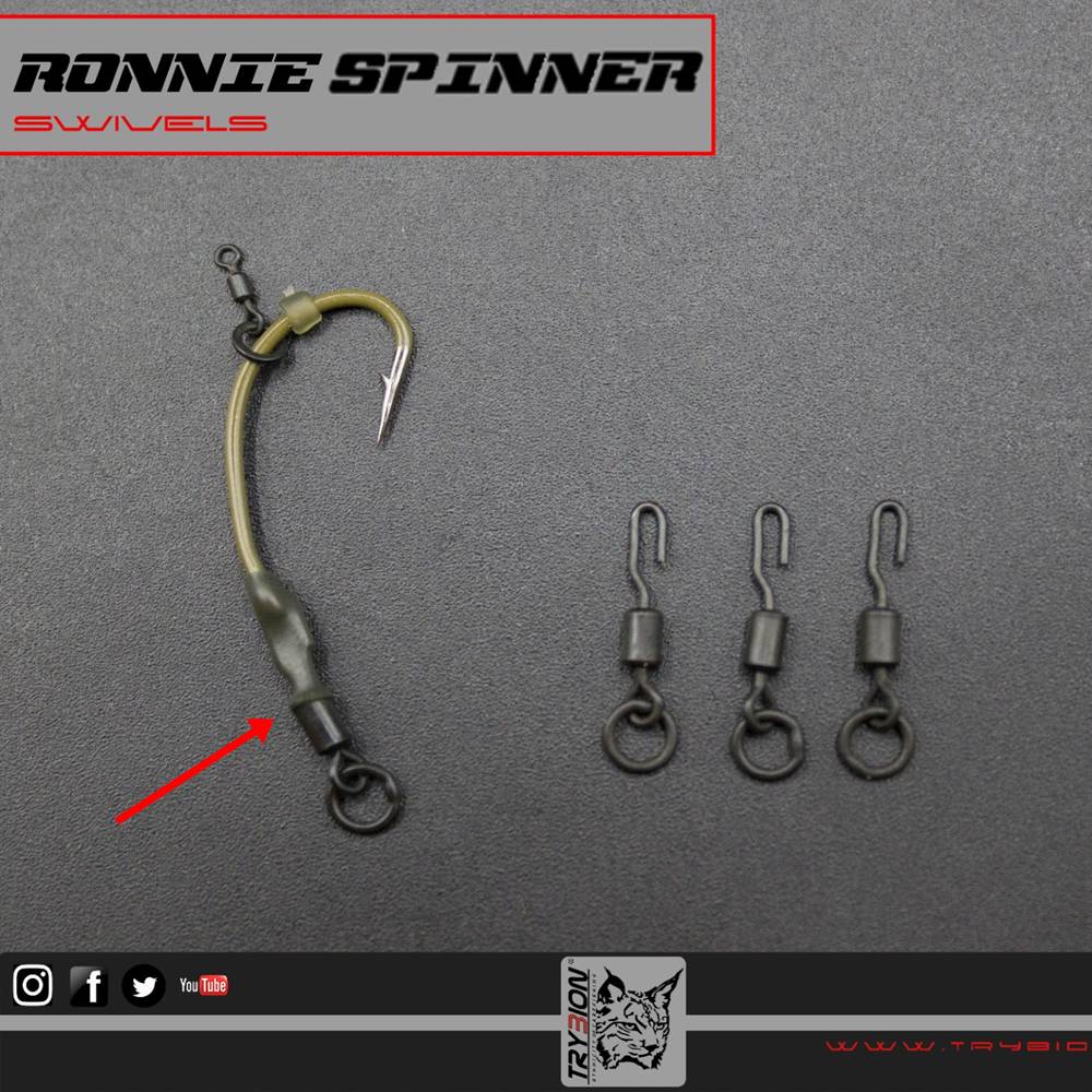 TRYBION SPINNER SWIVEL RING talla 7 (enganche rapido para montaje RONNIE RIG o SPINNER RIG)