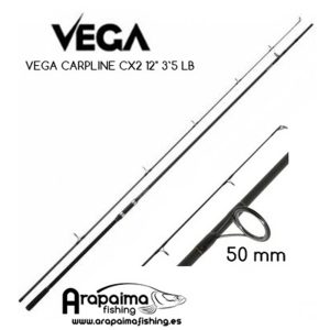 Caña VEGA CARPLINE CX2 12′ (3,60 m) 3,5 Lb anilla 50 mm