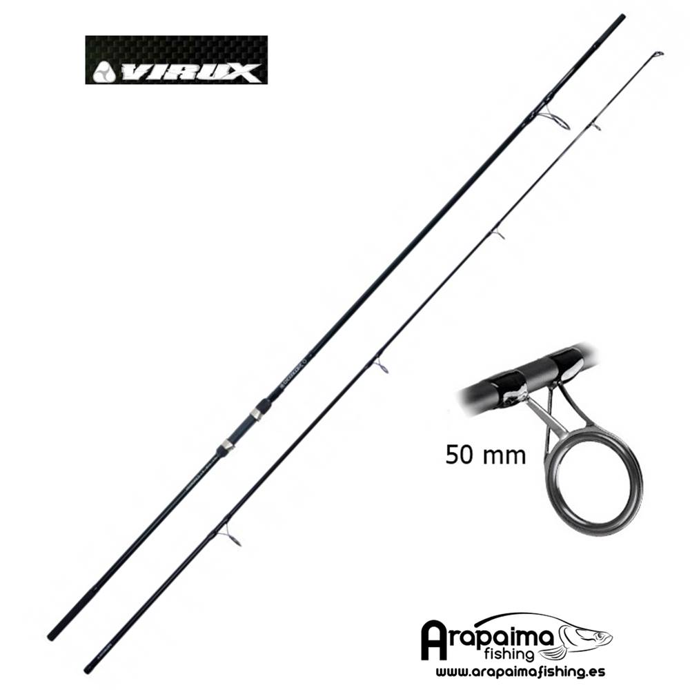 Caña VIRUX 0 12 Pies (3,60 m) 3,5 Lb anilla de 50 mm