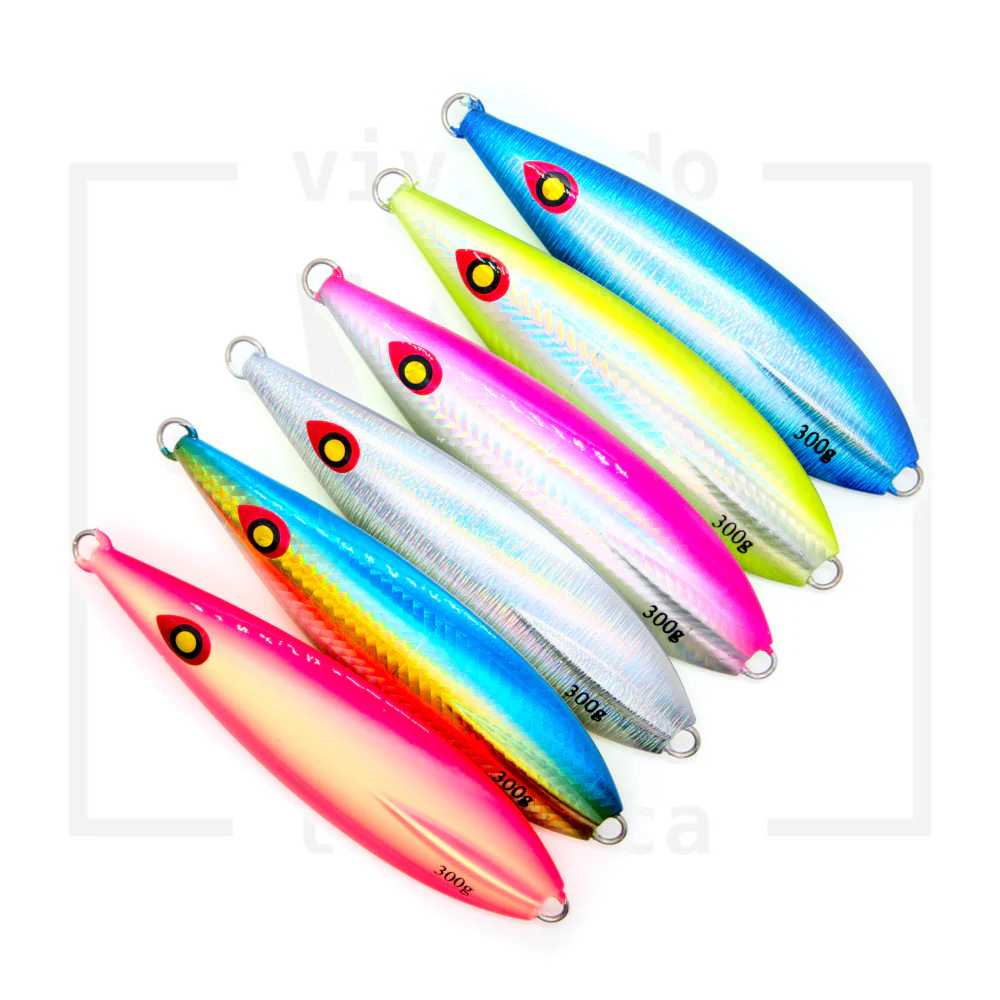 Señuelo VP Flutter Jig con Súper Glow en 100g, 150g, 200g, 300g - Imagen 8