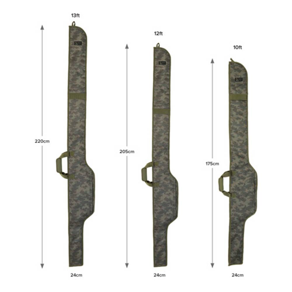 CARP SPIRIT BLAX ROD SLEEVE CAMO 12 pies funda caña acolchada - Imagen 3