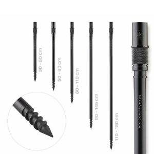 ZFISH Bank Stick Vantage NC 110-180 cm pica telescopica con punta rosca