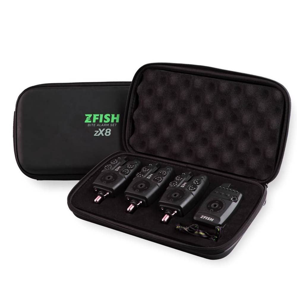ZFISH ZX8 PRO BITE ALARM SET 3+1 Maletin 3 alarmas + receptor - Imagen 3