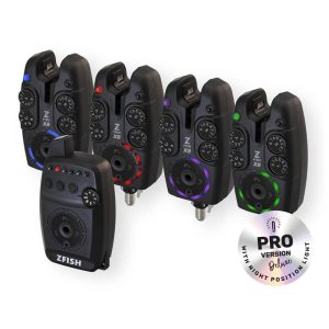 ZFISH ZX8 PRO BITE ALARM SET 4+1 Maletin 4 alarmas + receptor