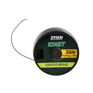 ZFISH KINET COATED BRAID 35 LB 10 m trenzado recubierto rigido para anzuelar